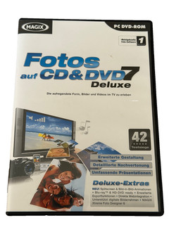 MAGIX Photos on CD & DVD 7 PC DVD ROM & MANUAL NEW ORIGINAL PACKAGING Unused
