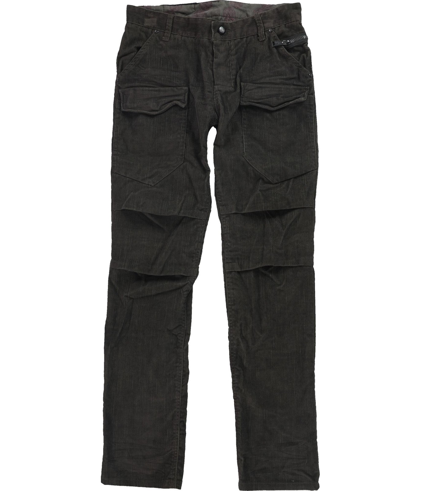 Rogue State Mens Button Regular Fit Jeans, Brown, 30W x 32L