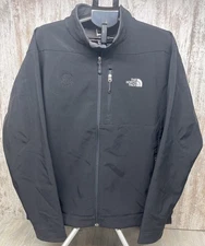 The North Face Black Apex Softshell Jacket Men’s Big XXL Tall Bacardi Bat Logo