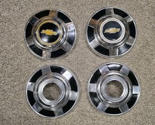 76 87 Chevy K20 34 Ton Dog Dish 4wd 4x4 Hubcaps Aluminum 12 Inch Set Of 4