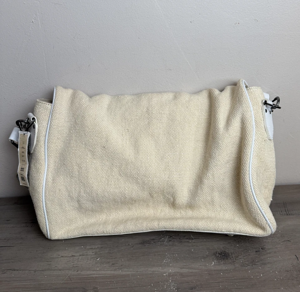 Женская сумка-мессенджер Theyskens' Theory Canapa через плечо тихая роскошная кремовая НОВАЯ - Изображение 2 из 4