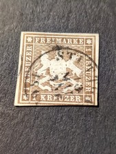 Old Germany W�rttemberg 11 stamped Mi min 130,- Stuttgart