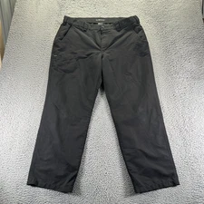 5.11 Tactical Pant Mens 38x30 Black Polyester Carpenter Straight Baggy Workwear