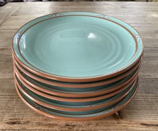 Six Noritake Boulder Ridge 10.25" Dinner Plates 8674 Excellent Free Shipping