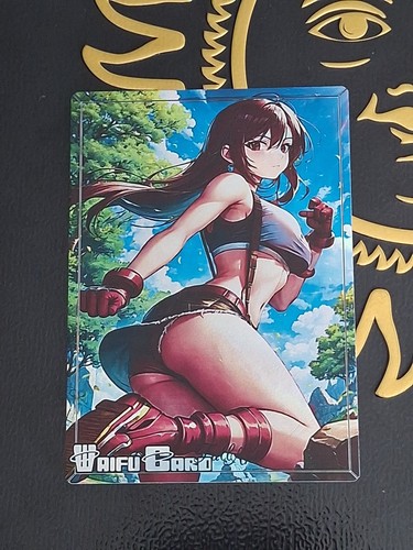Tifa Lockhart Trading Card Waifu Goddess Story Anime Holo Karte Manga Full Art