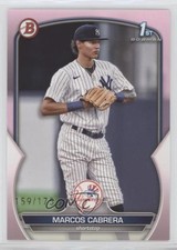 2023 Bowman Prospects Pink 159/175 Marcos Cabrera #BP-46 0w27