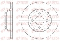 2X Bremsscheibe Remsa 6287.00 FüR B4 80 8C5 Audi 8C2 280Mm Avant TDI
