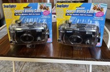 NOS Lot Of 2 Snap Sights Sports Utility Reusable Waterproof Film Camera. READ