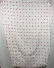 My Little Pony Crib Toddler Bed Sheet Flat White And Pink MLP