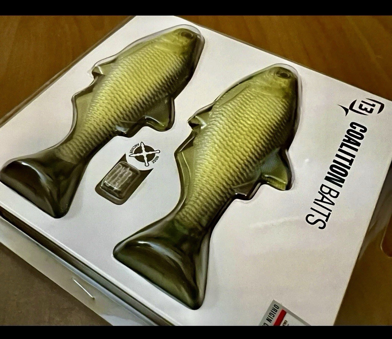 1-2 pk 13 Fishing Coalition Bait Co BAMF Wedge Swimbait Lures GOLDEN RETRIEVER - Image 2