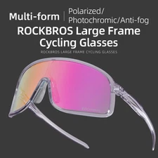 ROCKBROS Photochromic Cycling Glasses Men Women MTB Bike Sunglasses UVProtection