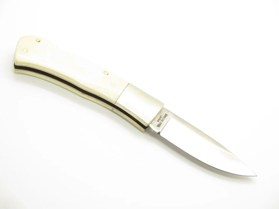 Vintage 1980s Frost Cutlery Seizo Imai Seki Japan Mallard Duck Lockback Knife - Image 4 of 4