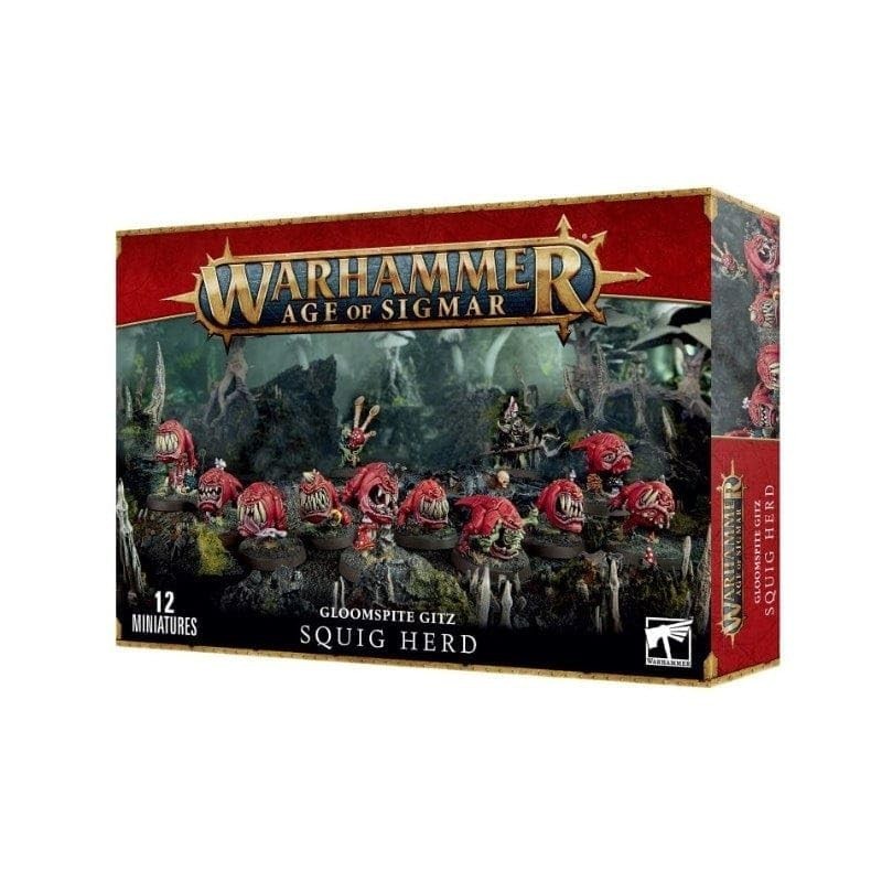 Gloomspite Gitz : Troupeau Squig miniatures Warhammer de l'Alliance de la Destruction