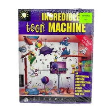 The Incredible Toon Machine PC Puzzle Game Sierra Big Box 1994 - New Sealed NOS