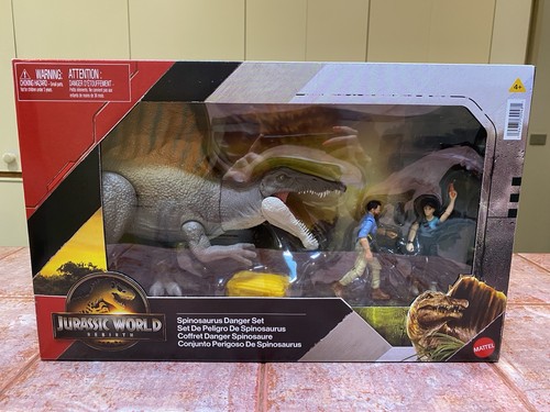 Playset Spinosaurus Jurassic World: Rebirth Micro Adventures &ndash; Mattel 2025, Nuovo