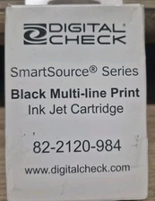 Digital Check SmartSource Black Ink Jet Cartridge 82-2120-984
