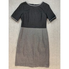 Talbots Dress Womens 8 Knee Length Houndstooth Classic Career Wear Business