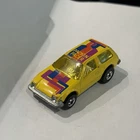 Vintage 1977 Hot Wheels PACKIN PACER Yellow AMC Blackwalls - Excellent Condition