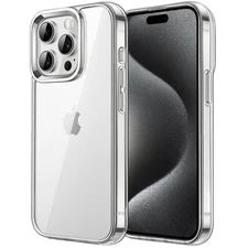 JETech Case for iPhone 15 Pro 6.1-Inch, Non-Yellowing Shockproof Bumper Cover