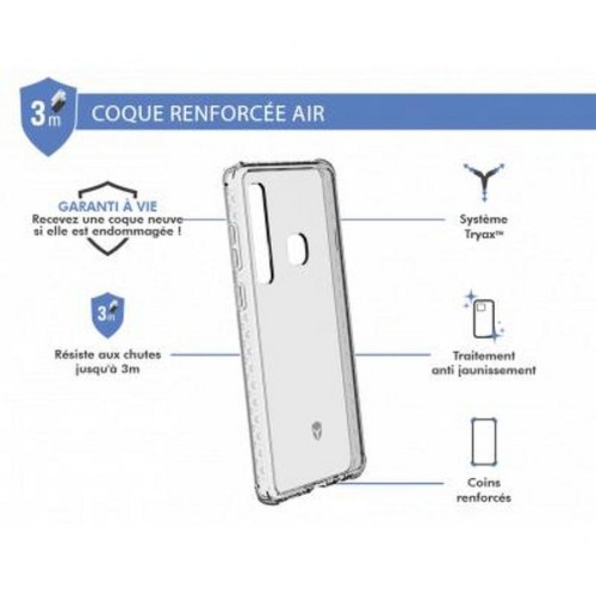 Coque Galaxy A9 transparente flexible et rigide Force Case Air antichoc - 2