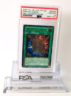 Wunderfusion crv-de039 1. Auflage (PSA 10) Ultimate Rare Yu-Gi-Oh!