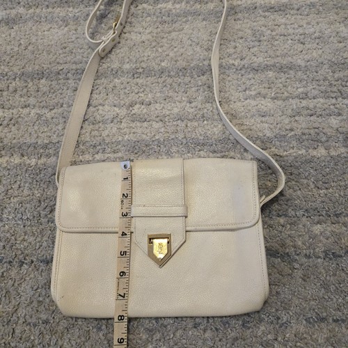 Yves Saint Laurent Shoulder Bag Purse Crossbody Leather Vintage YSL Authentic - Picture 14 of 16