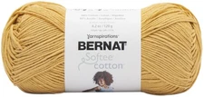 Bernat Softee Cotton Yarn-Golden - 3 Pack