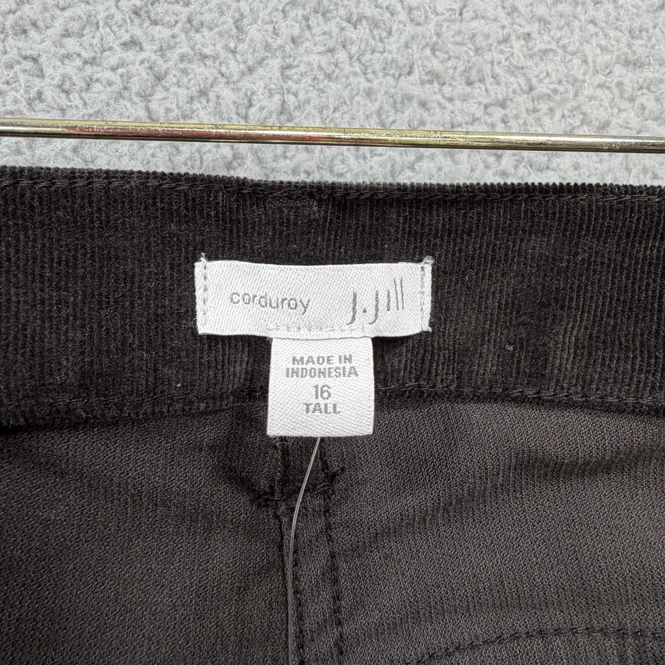 J. Jill Corduroy Pants Brown Walnut Size 16 Tall New $69 - Image 3 of 4