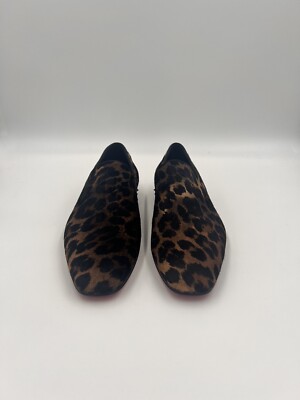 Christian Louboutin Mens Marquees Flat Pony/kitty NIB size Christian Louboutin Mens Marquees Flat Pony/kitty NIB size