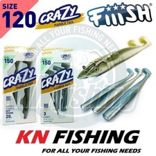 FIIISH CRAZY PADDLE TAIL 120mm 15gr 7gr Spinning Lures Spinning Sea Bass NEW