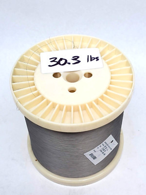 (30.3 lbs.) Roll .0080'' Nickel Coated Carbon Steel Music Wire Reel Bulk (HR)