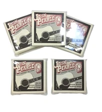 John Pearse Guitar Strings 5 Packs Acoustic 300M Medium Bronze Wound