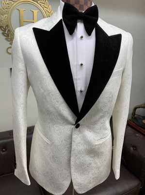 one button tuxedo jacket