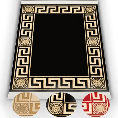 Luxus Teppich Läufer Teppichläufer Mäander rechteckig rund oval Viskose öko tex - Bild 1 von 3