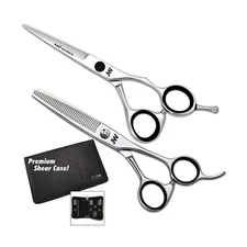 JW M2 Hair Shear & TS40 Blending Shear Duo (5.5 Inch) 5.5 inch (Pack of 1)