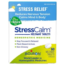 Boiron Stresscalm Homeopathic Medicine, 60 Meltaway Tablets