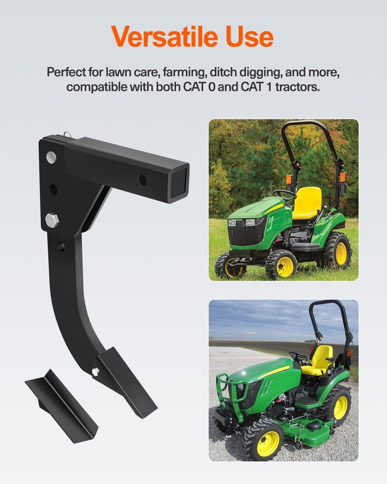 Hitch Mounted Trencher Heavy Duty Subsoiler Hitch Lawn Ripper for ...