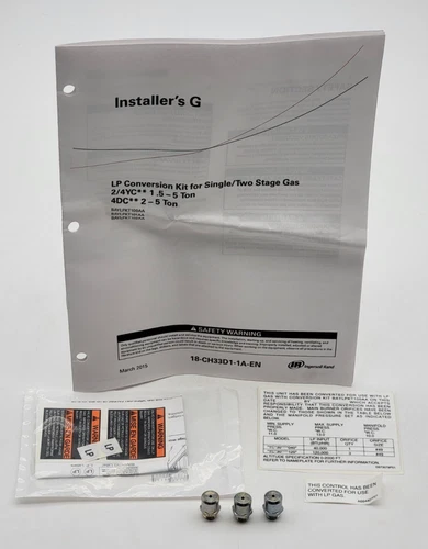 Trane BAYLPKT100A LP Conversion Kit White Rogers 92-1008 Natural to LP Gas