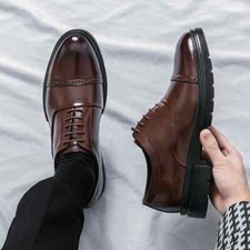 Men Dress Shoes Formal Oxfords Business Office Wedding Shoes Wear Men Shoes