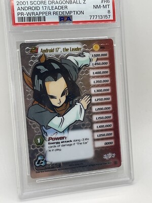 Android 17 The Leader R6 2001 Score PSA 8 NM-Mint Dragon Ball Z