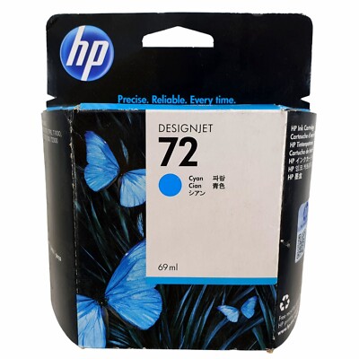 HP 72 Tintenpatrone Cyan 69ML Original Original C9398A für Designjet Drucker OEM