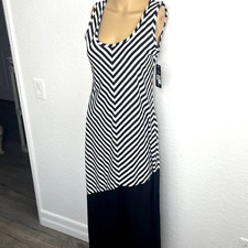 Just Love black white Maxi with tags Large 