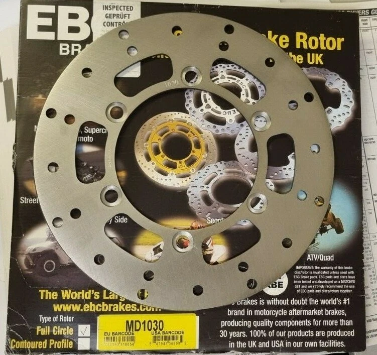 EBC MD1030 240MM FRONT BRAKE DISC FOR HERO GLAMOUR 125 PGM F1