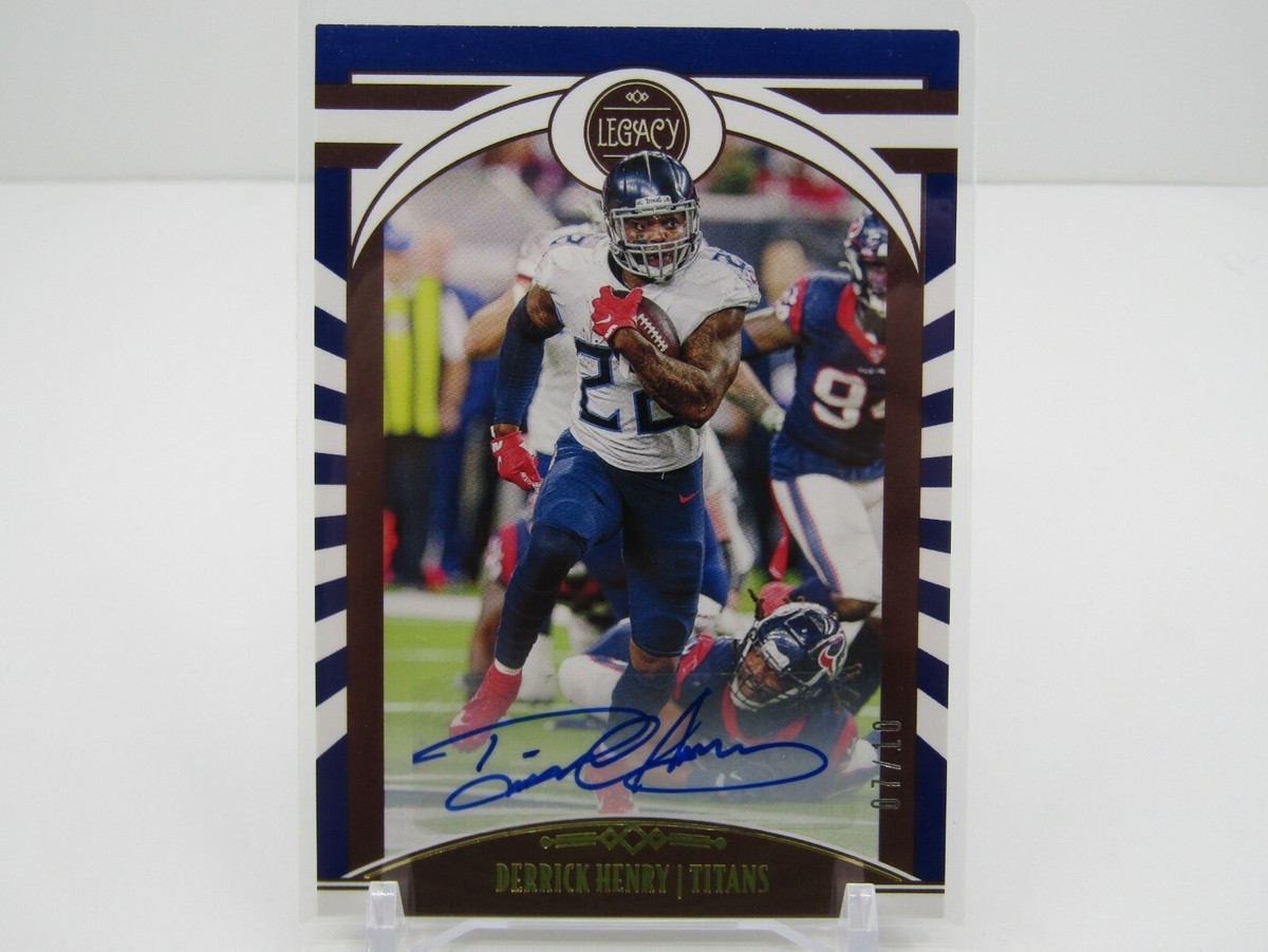 DERRICK HENRY 2020 LEGACY AUTOGRAPH AUTO #7/10 SP!!- TITANS