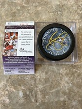 Rare Connor McDavid Signed First Nhl Game Oilers 1st Puck Vs Blues JSA Coa Auto
