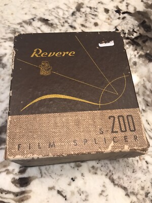 Vtg. 1950's Revere Film Splicer S-200 | eBay