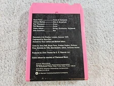 Roxy Music- Siren 8-Track Tape. Splice-Tested. Pink Case