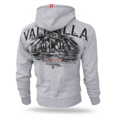 Jumper Pullover Bluse Grau Dobermans Aggressive Valhalla Vikings Wikinger BZ204