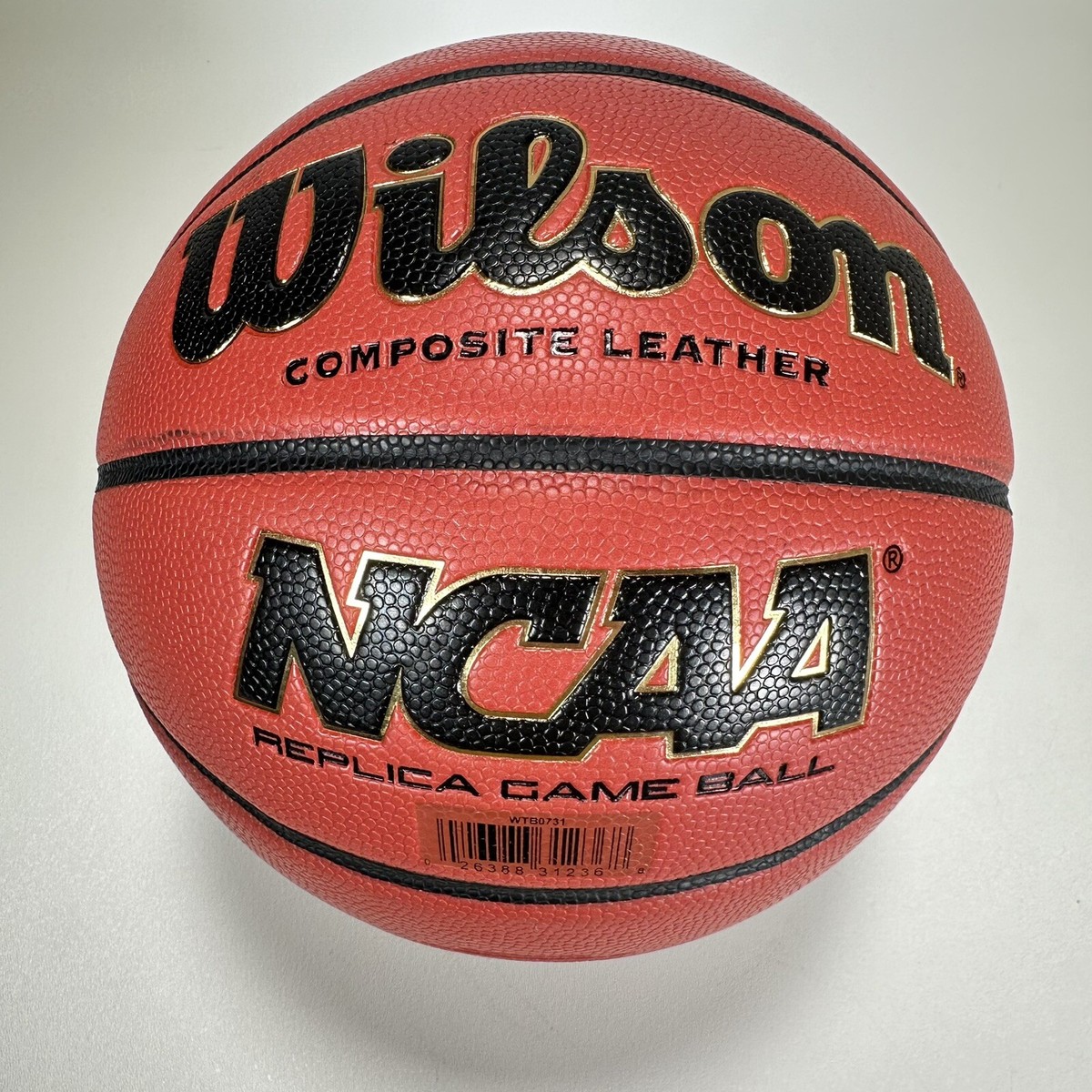 VGC Wilson NCAA Replica Game Ball Basketball Composite Leather