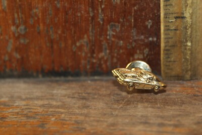 Vintage 1963 Corvette Stingray Tie Tack Gold Tone Avon